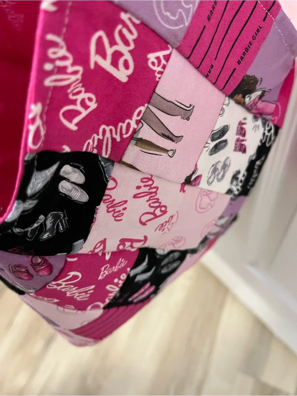 Barbie Girl Tote Midi Bag. New. Cotton. Washable